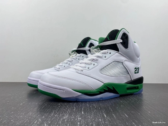 One Kick Jordan 5 Air WMNS DD9336-103 Green Lucky 0713